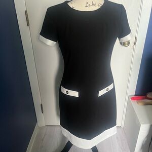 Tommy Hilfiger Black and White Dress